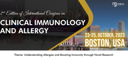 Segunda edição do International Congress on Clinical Immunology and Allergy marcada para outubro