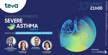 É já amanhã a 2.ª parte do webinar “Sharing Experience in Severe Asthma”